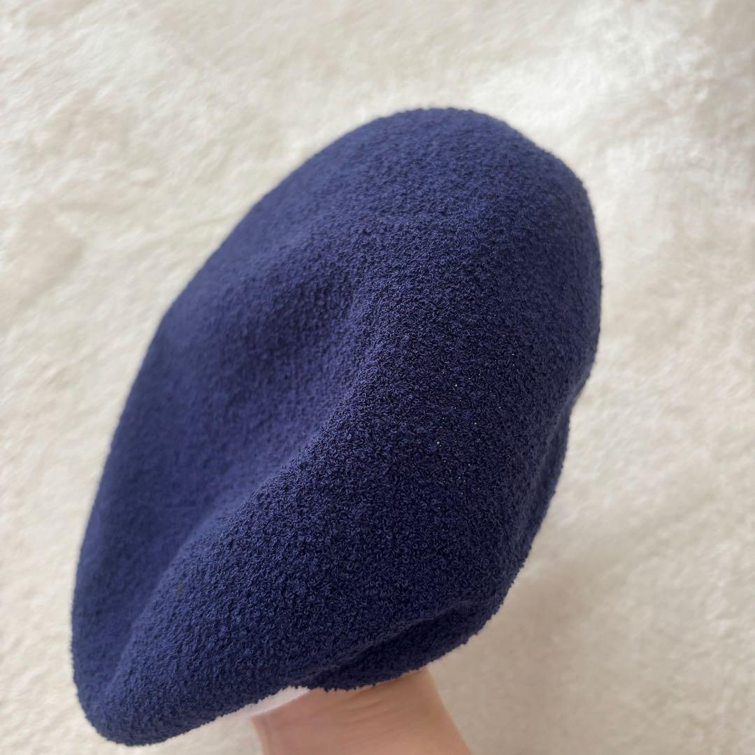 STUSSY × KANGOL ベレー帽 ネイビー　ステューシー　カンガルー