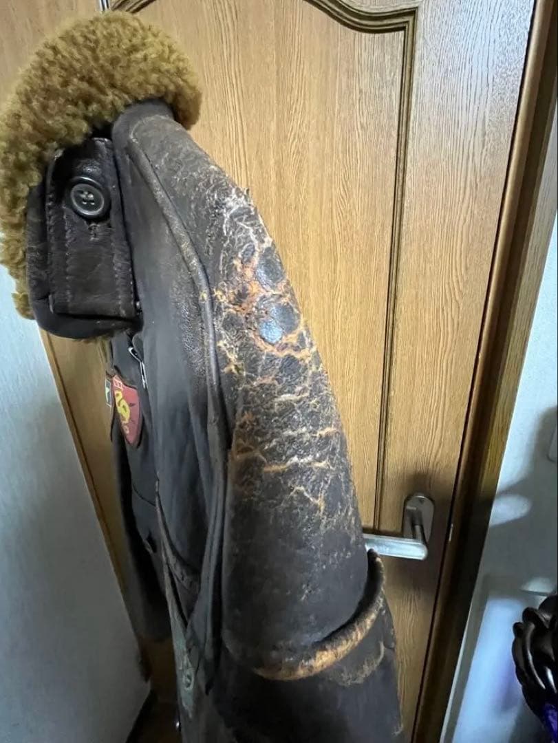 AVIREX ダークブラウン フライトジャケット