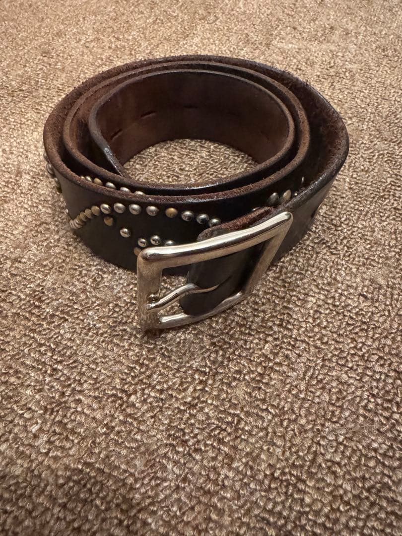 HTC ブラック レザーベルト 34