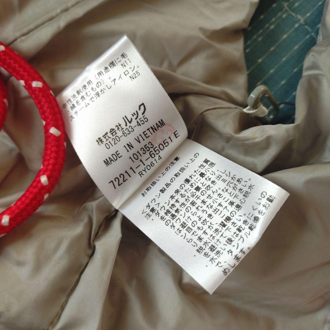 SCAPA フード付きグレーキルティングダウンベスト