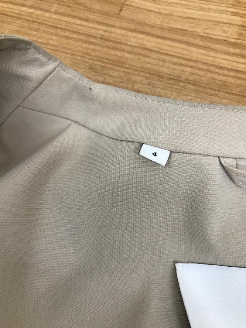 MACKINTOSH　HUMBIE　ノーカラーコート　サイズ４　K0554