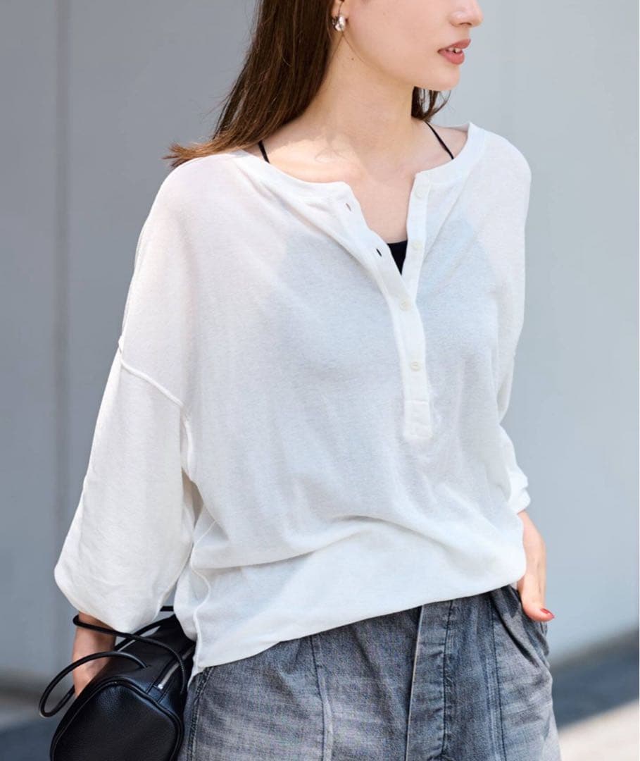 ミイミ様　サーフニットヘンリーTEE フレームワーク