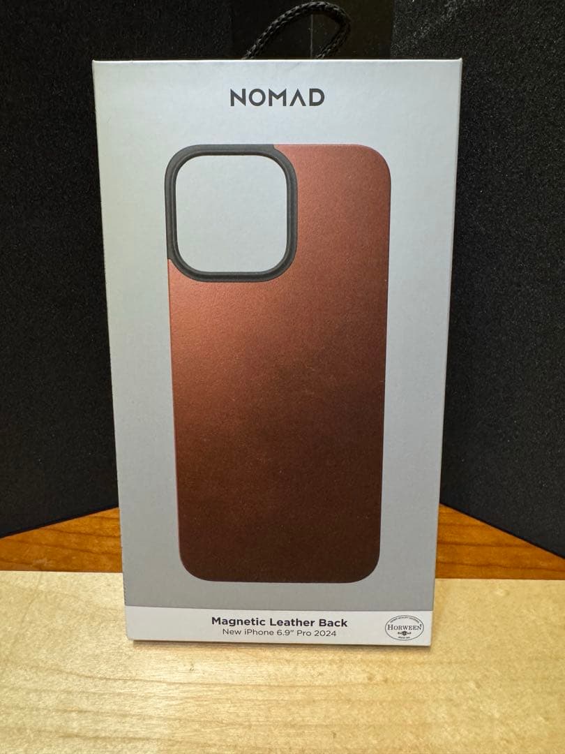 レア！NOMAD iPhone16ProMax マグネティックレザー ブラウン