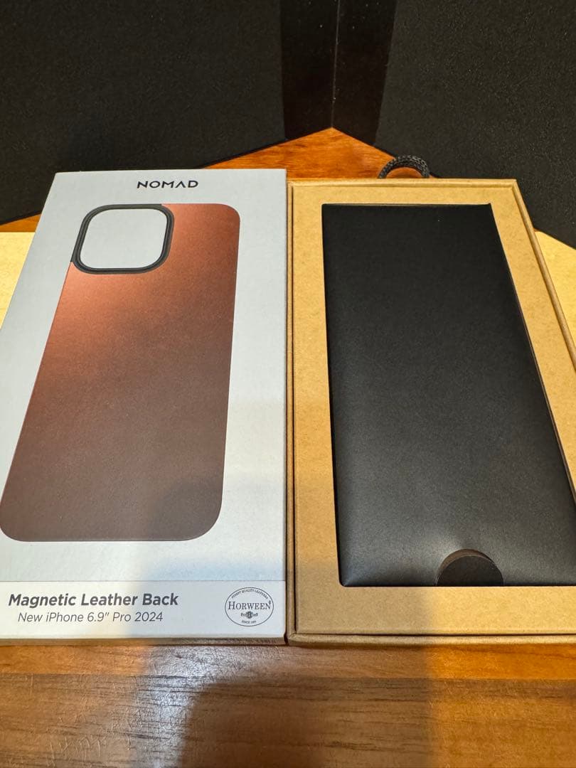 レア！NOMAD iPhone16ProMax マグネティックレザー ブラウン