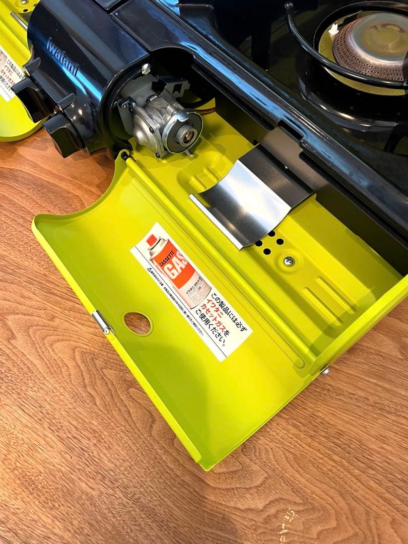 【超美品】 Iwatan CB-TBG-2 ツーバーナーコンロ