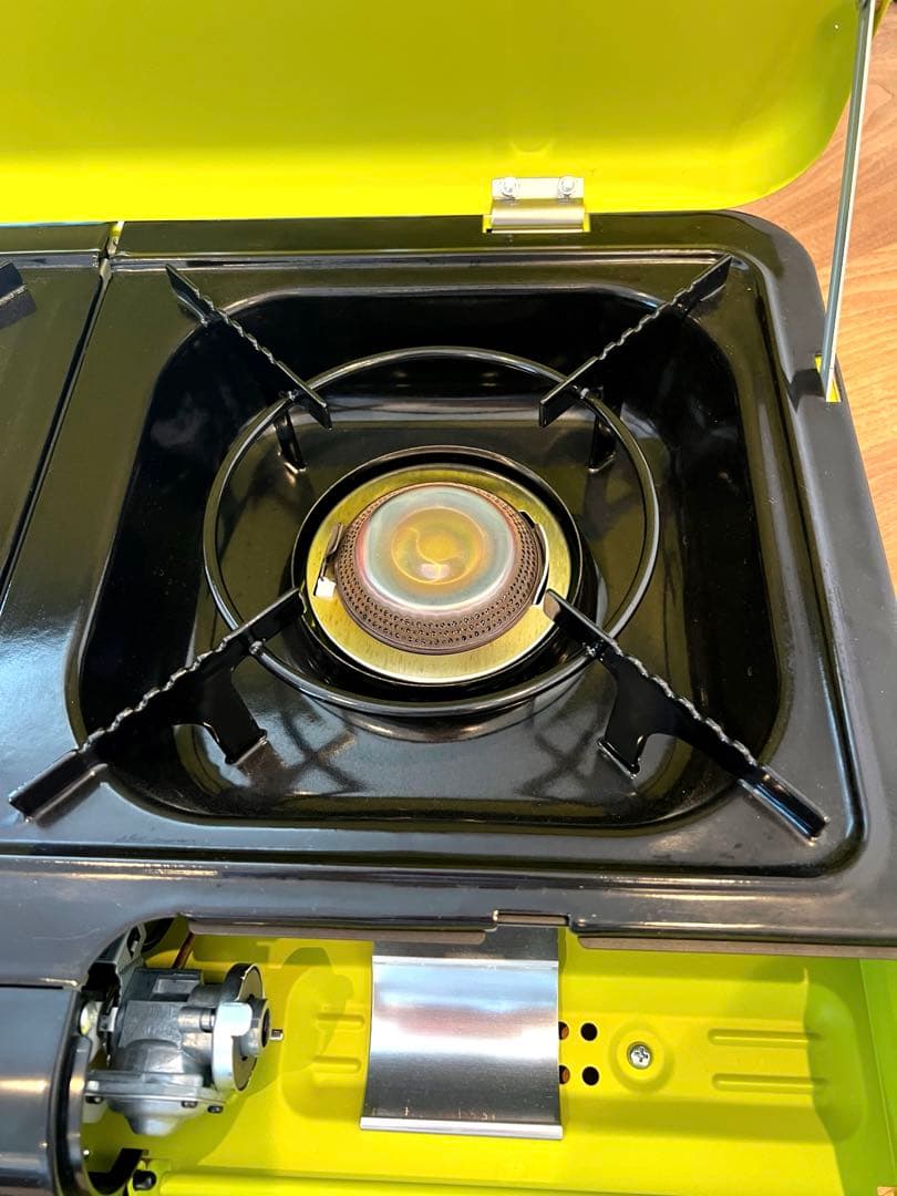 【超美品】 Iwatan CB-TBG-2 ツーバーナーコンロ