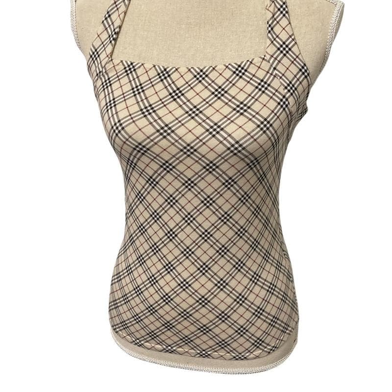 【高級】Burberry キャミソール ホルターネック リボン ノバチェック