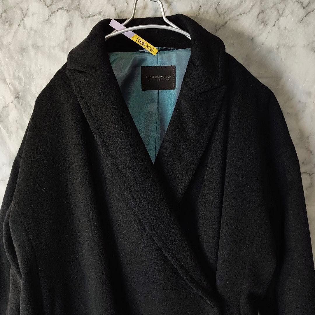 【TOMORROWLAND collection】アンゴラ100%ロングコート