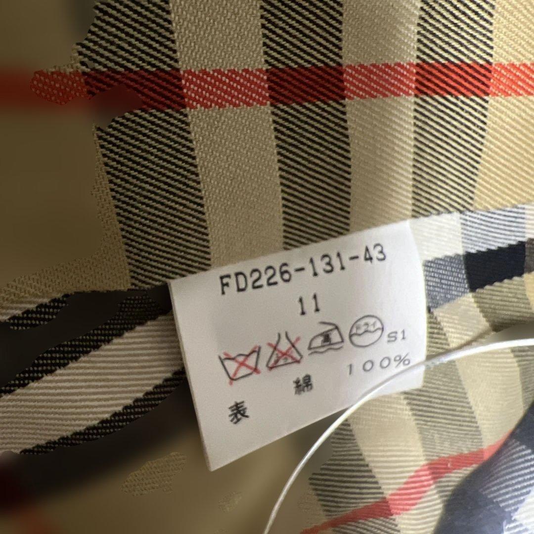Burberryバーバリーベージュ トレンチコート チェック裏地