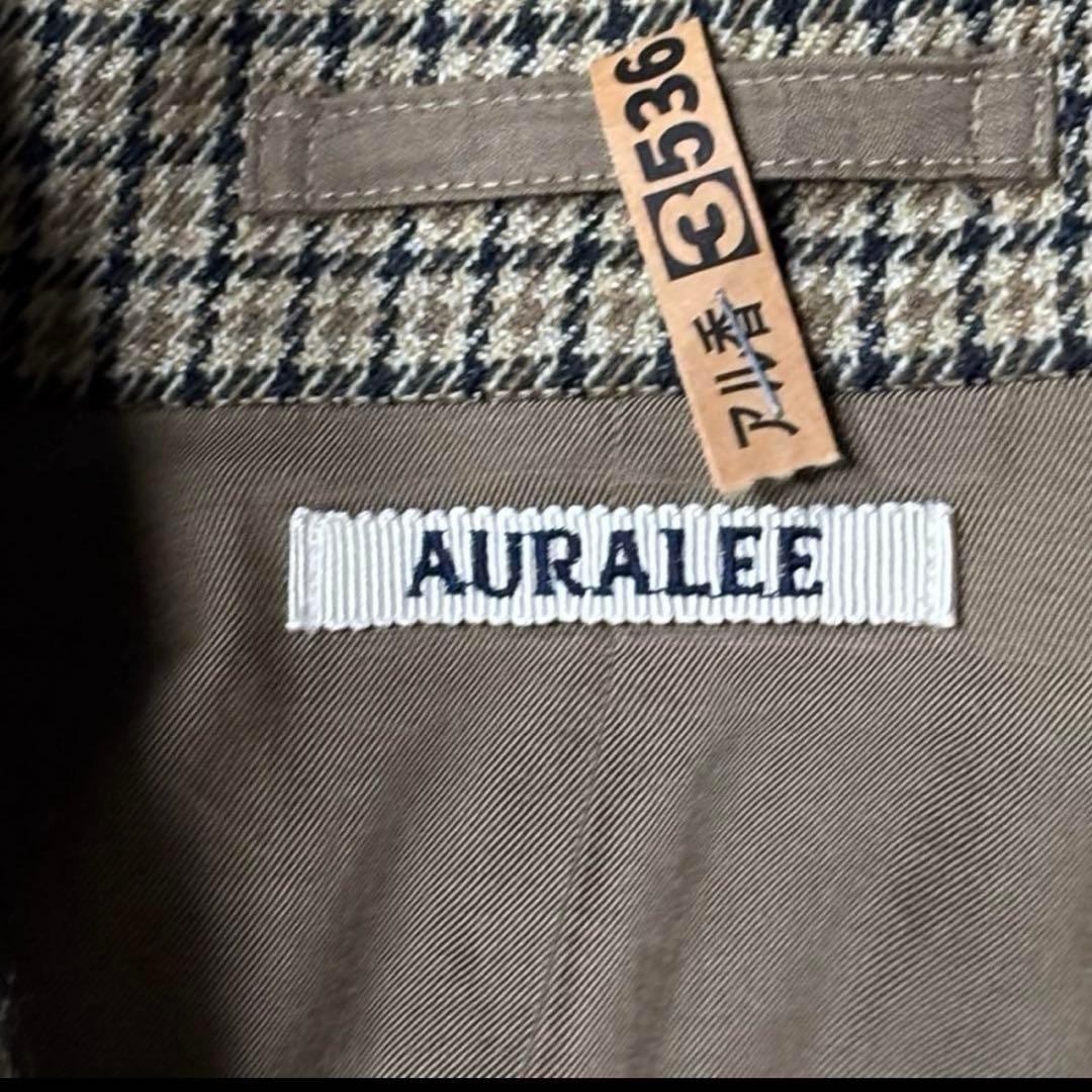 ま*ん様 オーラリー auralee ガンクラブチェック コート 齋藤飛鳥さん着