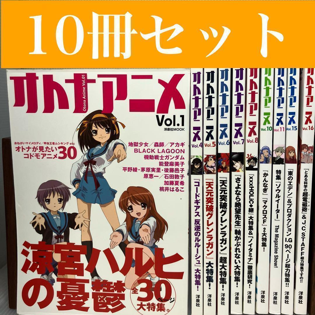 【美品】オトナアニメ Vol.1~16 抜粋10冊セット 希少/バックナンバー