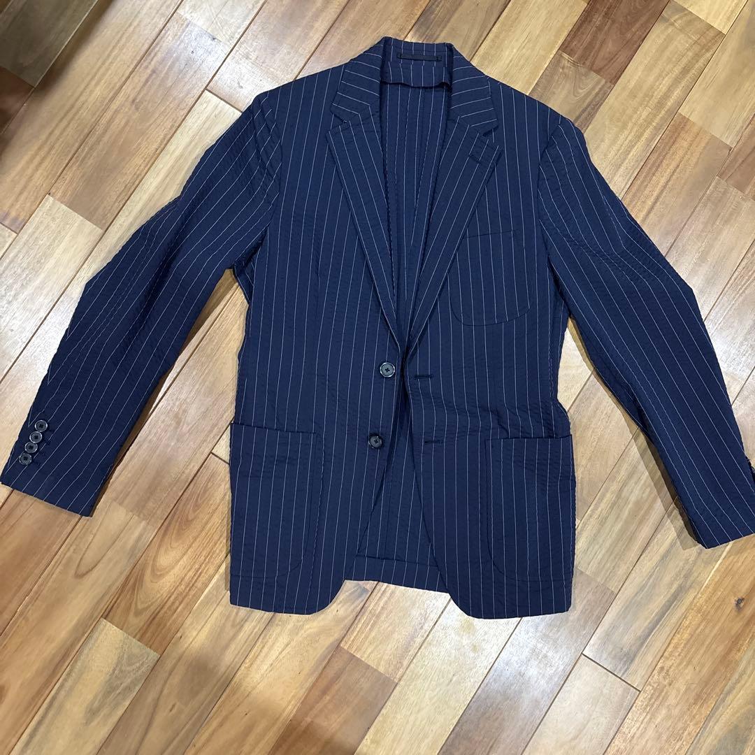 ESTNATION（エストネーション）　シアサッカー3ピーススーツ