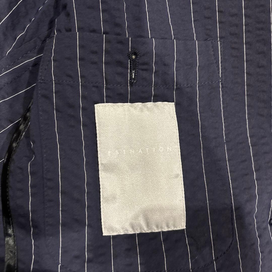 ESTNATION（エストネーション）　シアサッカー3ピーススーツ