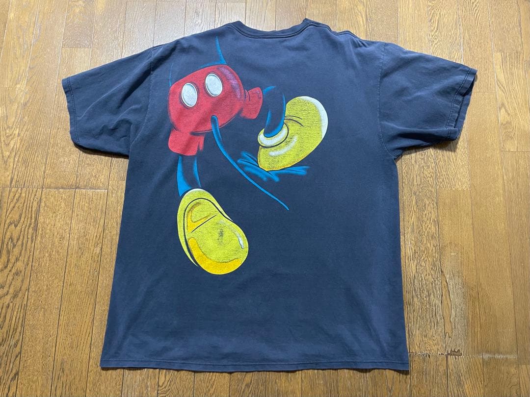 C*2様 Mickey warp around 90s Tシャツ