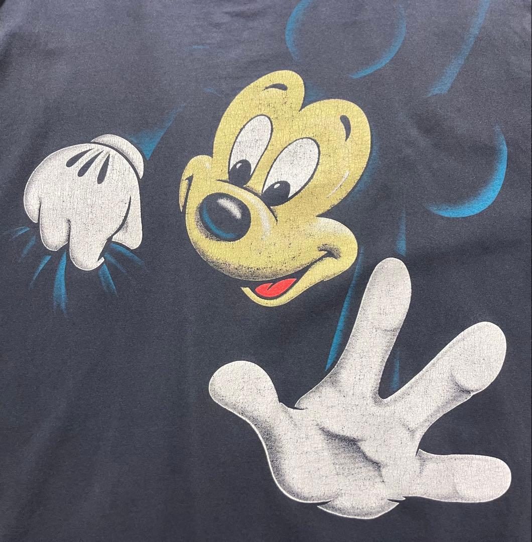 C*2様 Mickey warp around 90s Tシャツ