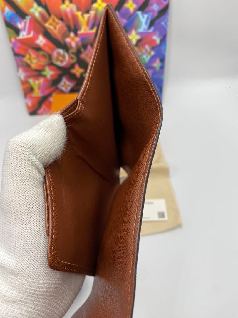 【極美品】ルイヴィトン モノグラム ポルトフォイユ ジョイ 折り財布 ブラウン
