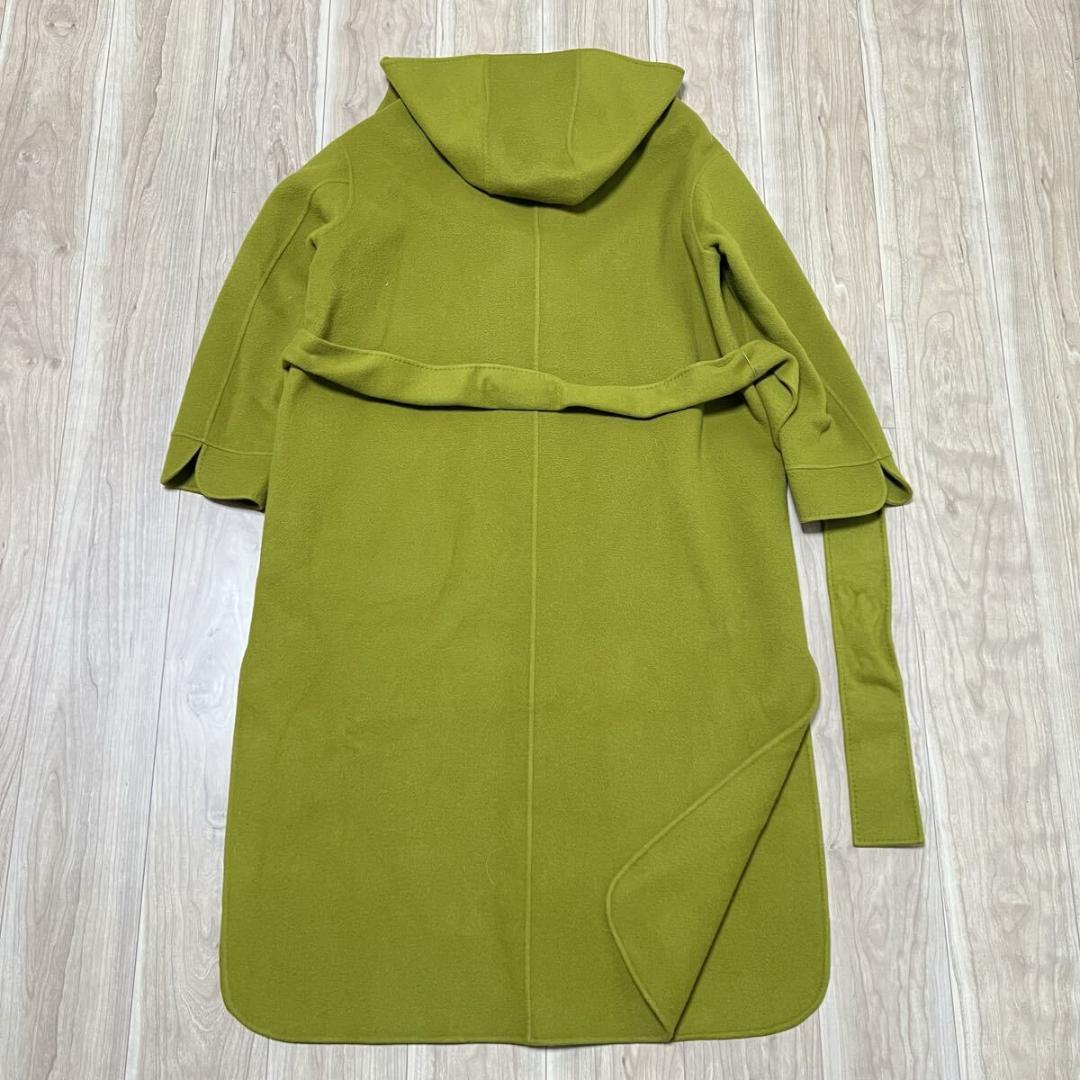 定価7万程度 美品 23区 lab. フーデットコート ロング R-8607