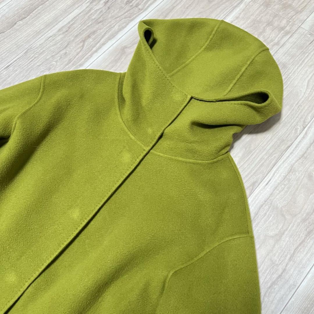 定価7万程度 美品 23区 lab. フーデットコート ロング R-8607