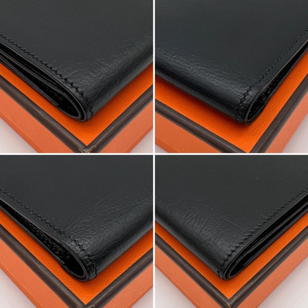 【美品】エルメス MC2 コペルニクス 二つ折り コンパクト 財布 黒