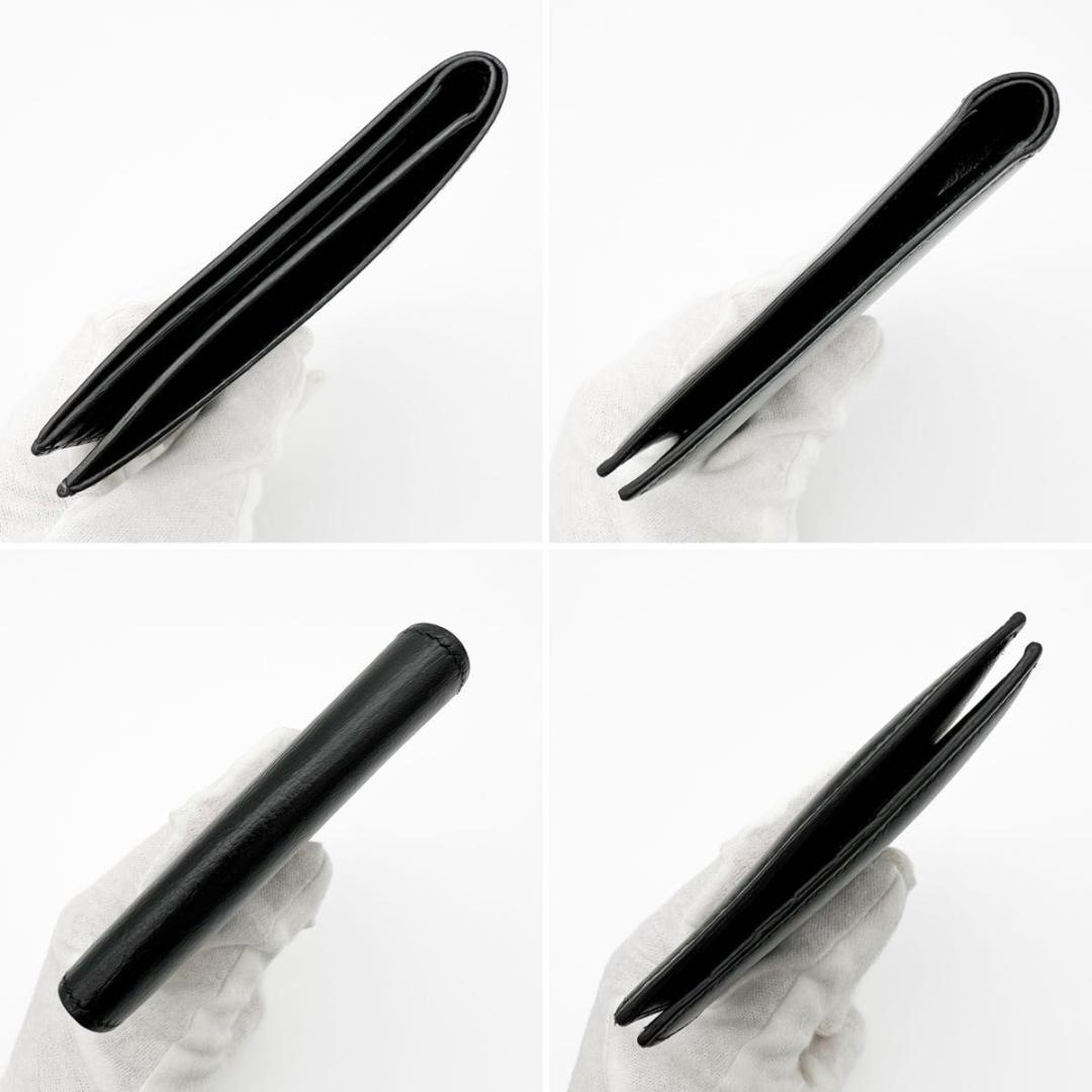 【美品】エルメス MC2 コペルニクス 二つ折り コンパクト 財布 黒