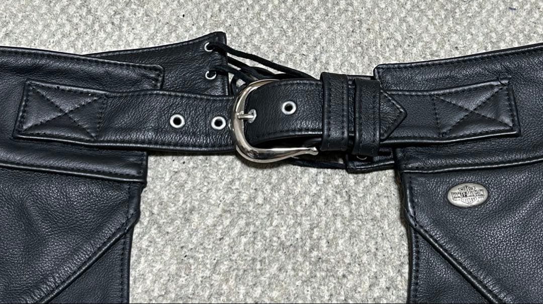 米国製ハーレー純正チャップス【Ｌ】 レザー スポスタUSA ダイナ HARLEY