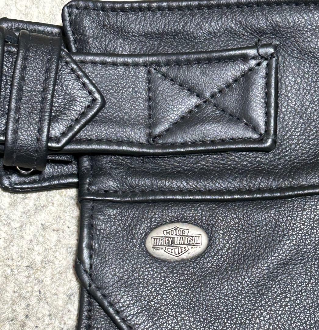 米国製ハーレー純正チャップス【Ｌ】 レザー スポスタUSA ダイナ HARLEY
