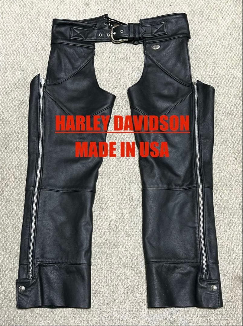 米国製ハーレー純正チャップス【Ｌ】 レザー スポスタUSA ダイナ HARLEY