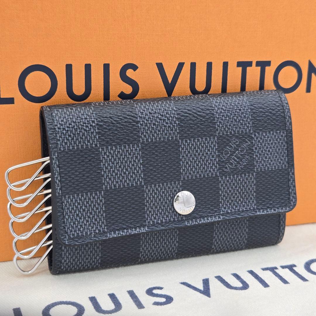 【美品】ルイヴィトン ミュルティクレ6 ダミエグラフィット キーケース 6連