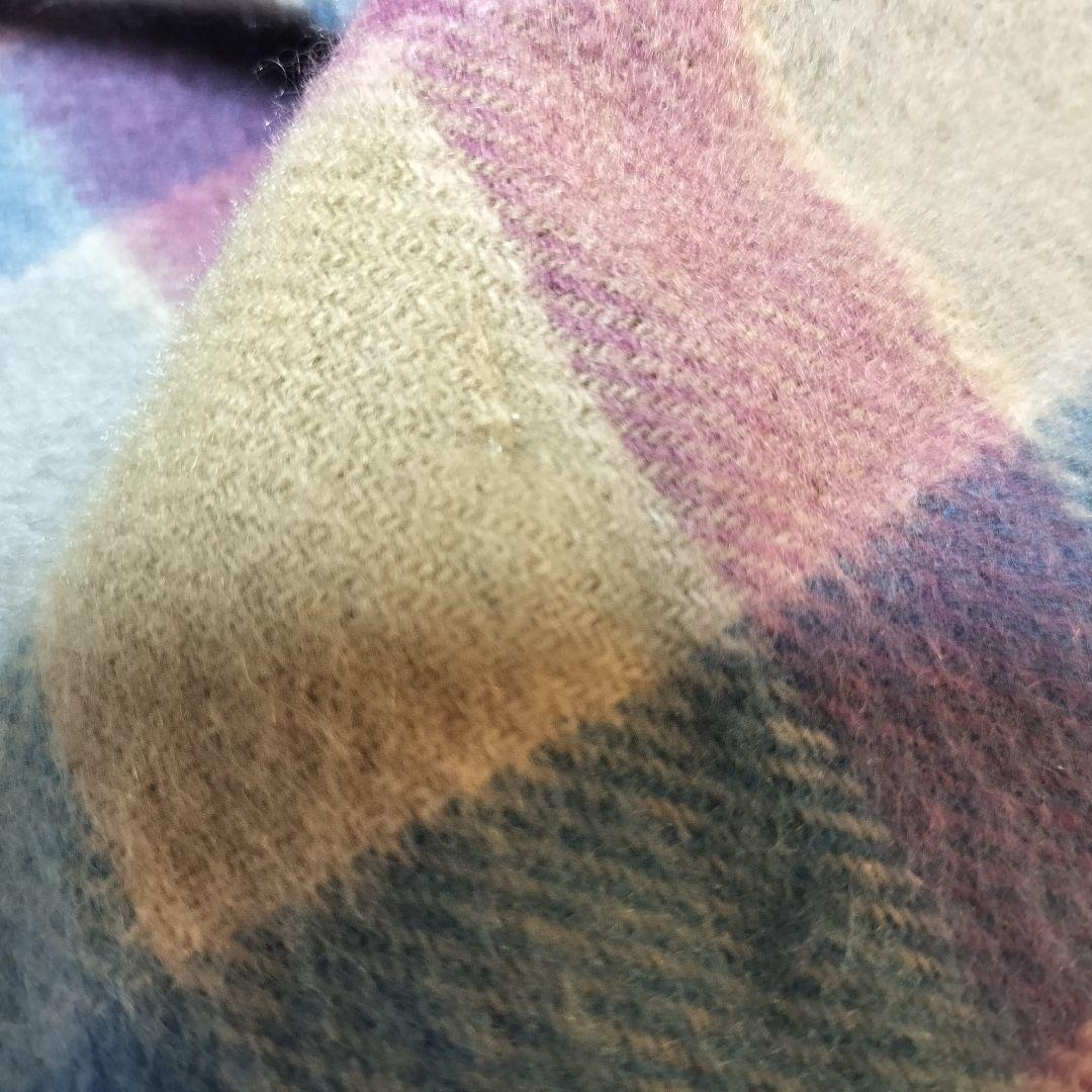 【Johnstons】 カシミヤ100％マフラー 希少カラー スコットランド製