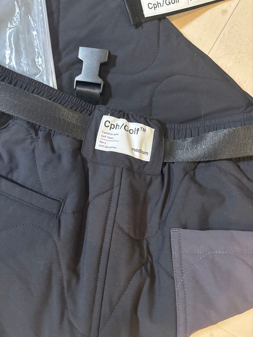 Cph/Golf キルティングパンツ Mサイズ ブラック