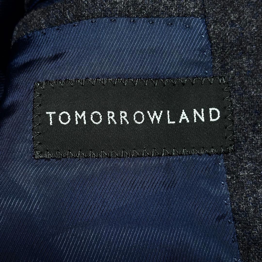 美品 トゥモローランド ETHOMAS カシミヤ混 テーラードジャケット 50