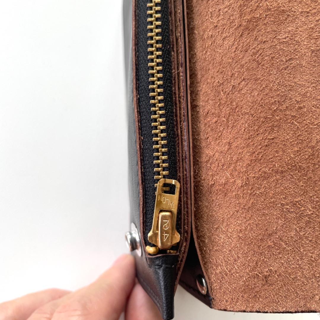 ご注文品　ミドルトラッカーウォレット　ロウ付けチェーン　ヴィンテージタロン