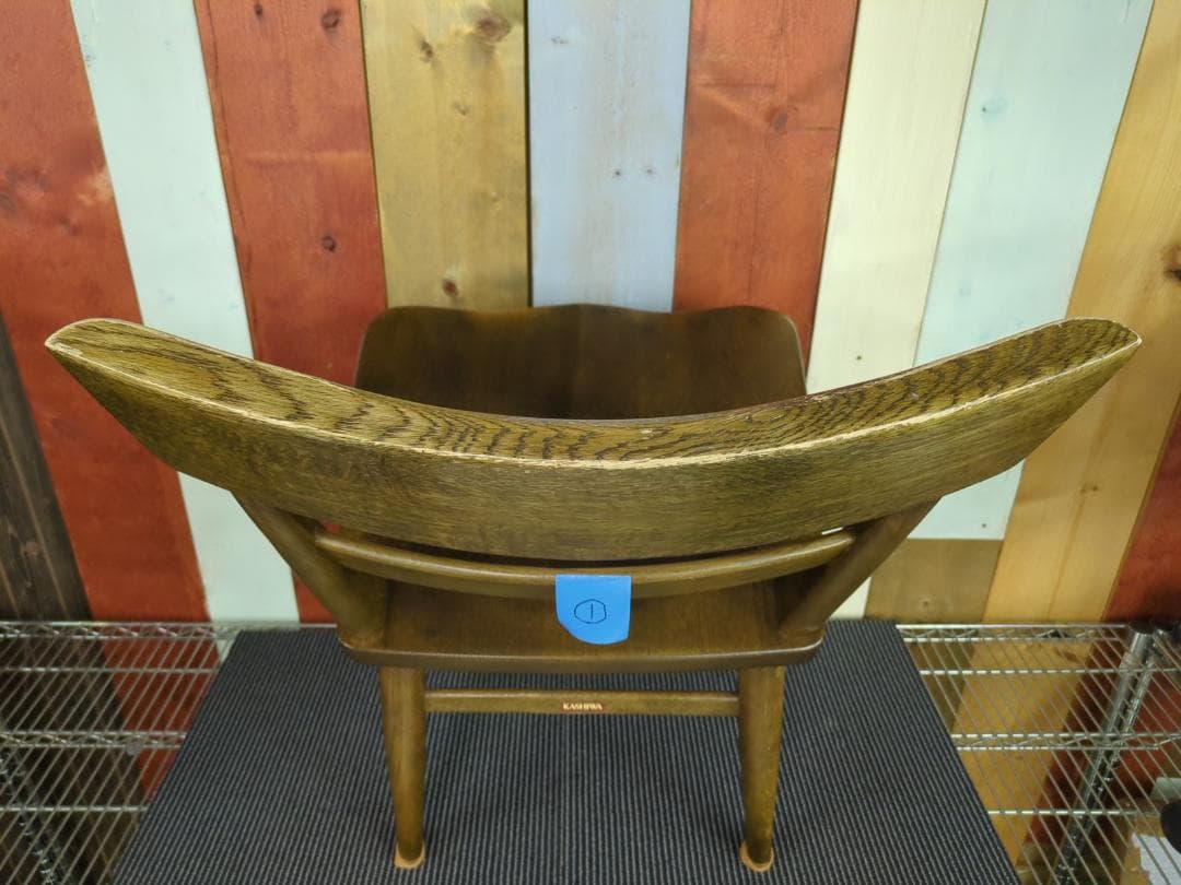 〈たのめる便・現状渡し〉柏木工 ダイニングチェア ウィルダネス K132 ①