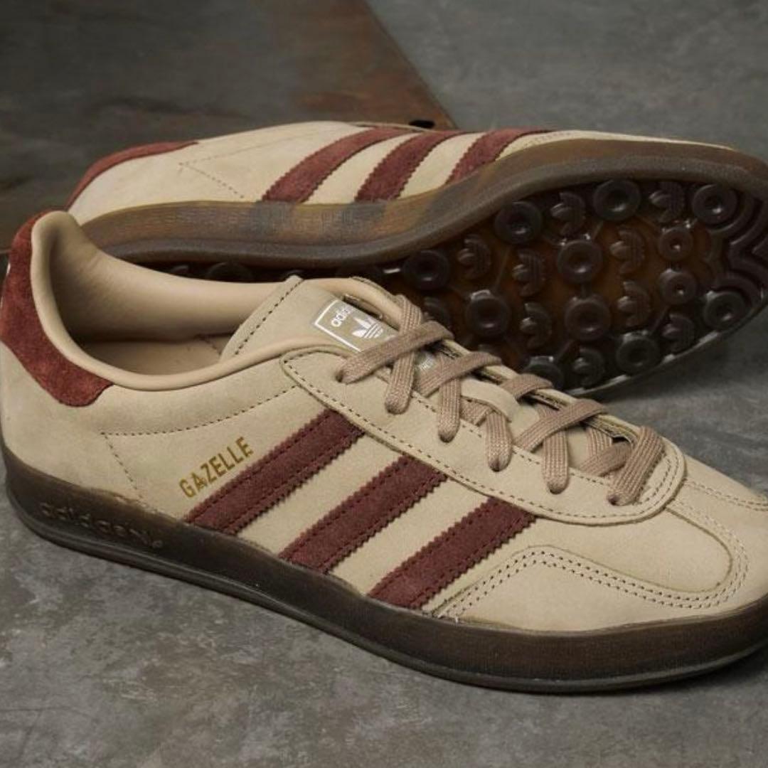 adidas Gazelle ベージュ/ブラウン スニーカー