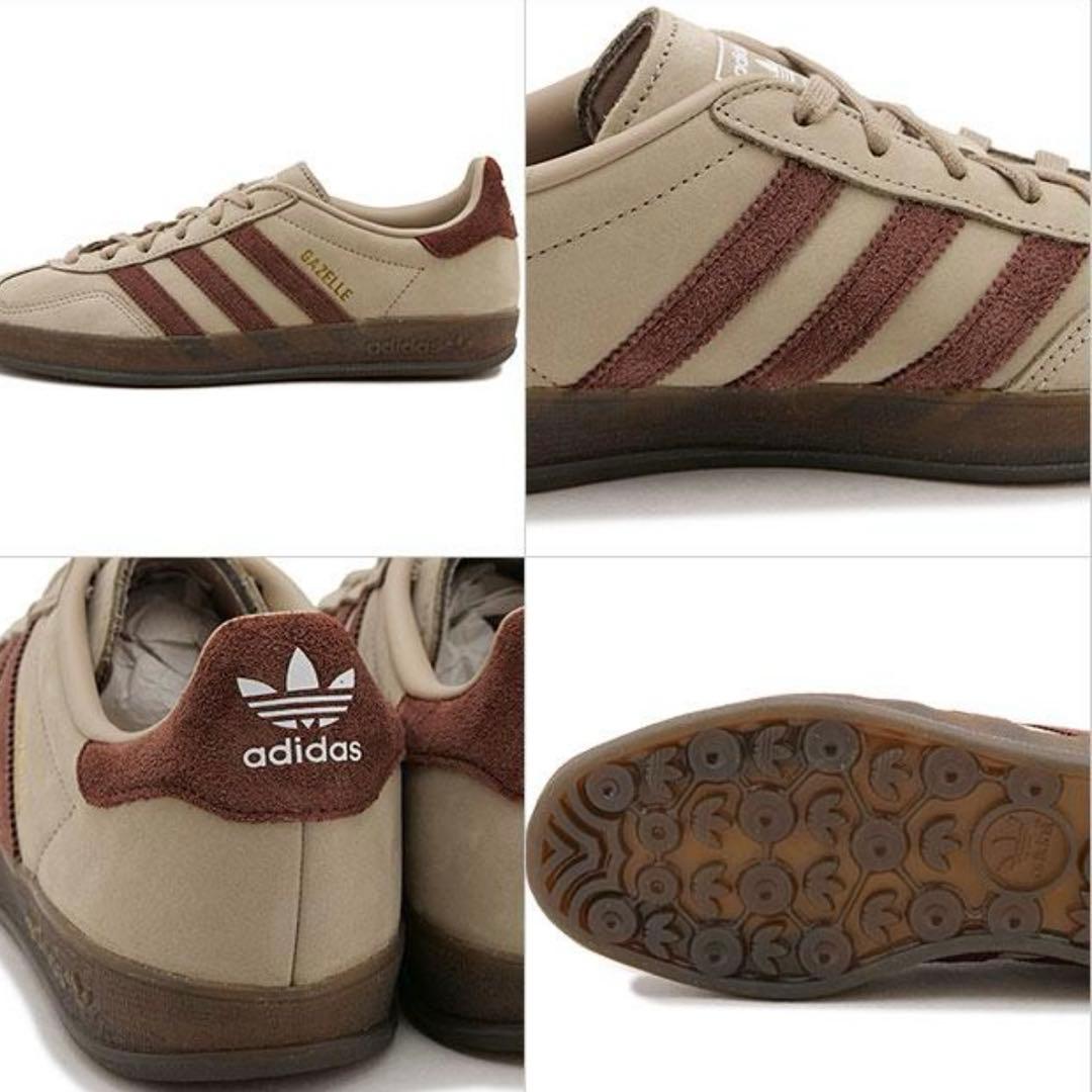 adidas Gazelle ベージュ/ブラウン スニーカー