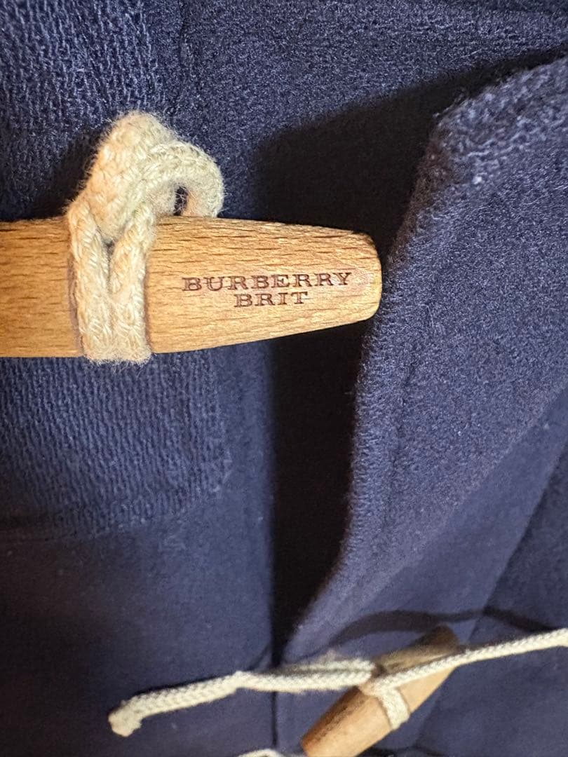BURBERRY BRIT ダッフルコート ネイビー XS