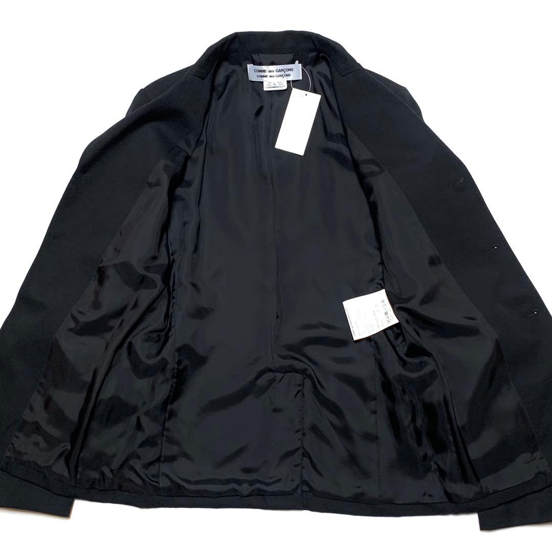 ☆未使用 コムデギャルソン コムコム 22AW 二重袖 テーラードジャケット 黒