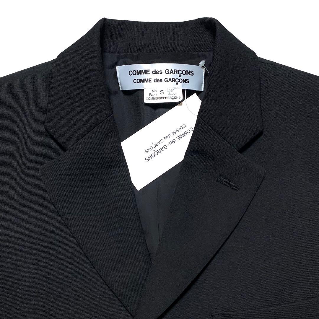 ☆未使用 コムデギャルソン コムコム 22AW 二重袖 テーラードジャケット 黒