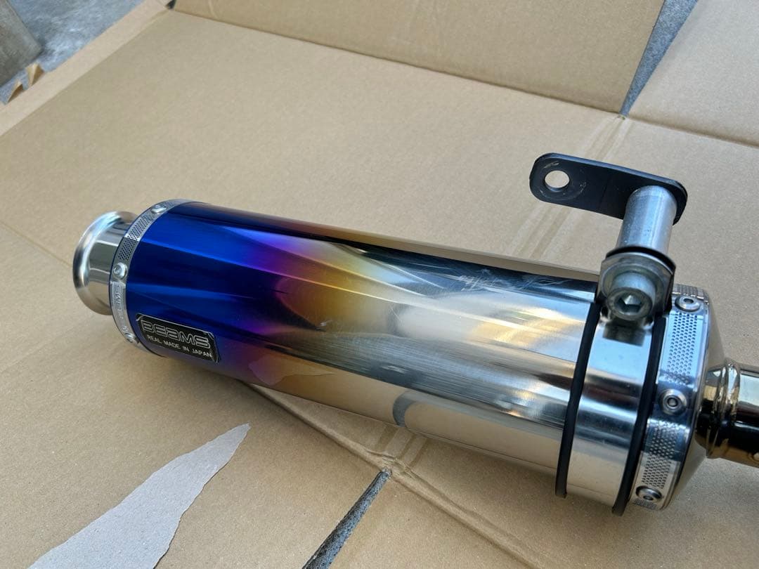 【値下げ】セロー250　マフラー SS300　チタン BEAMS　ビームス