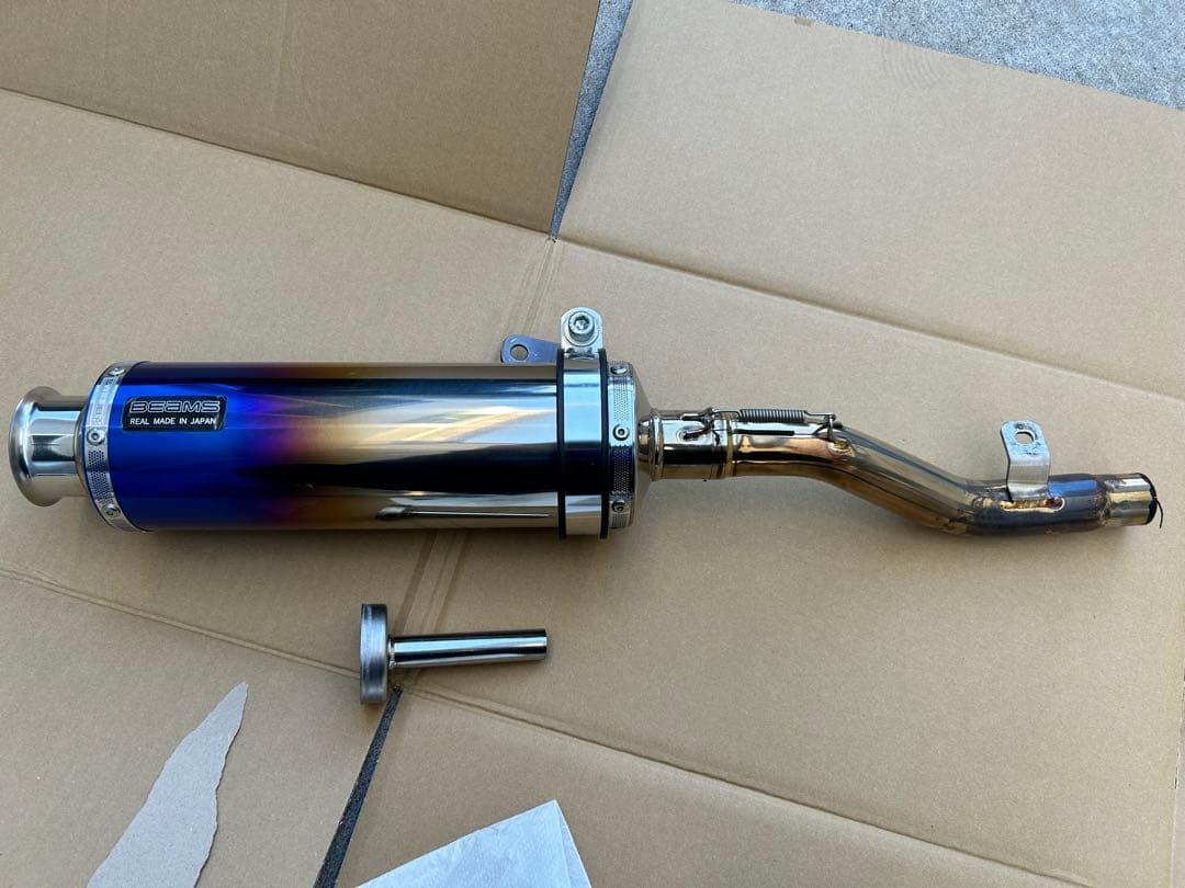 【値下げ】セロー250　マフラー SS300　チタン BEAMS　ビームス