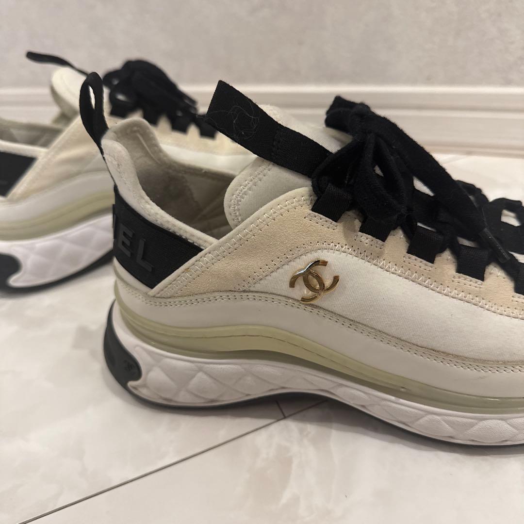 CHANEL シャネル　ココマーク スニーカー38
