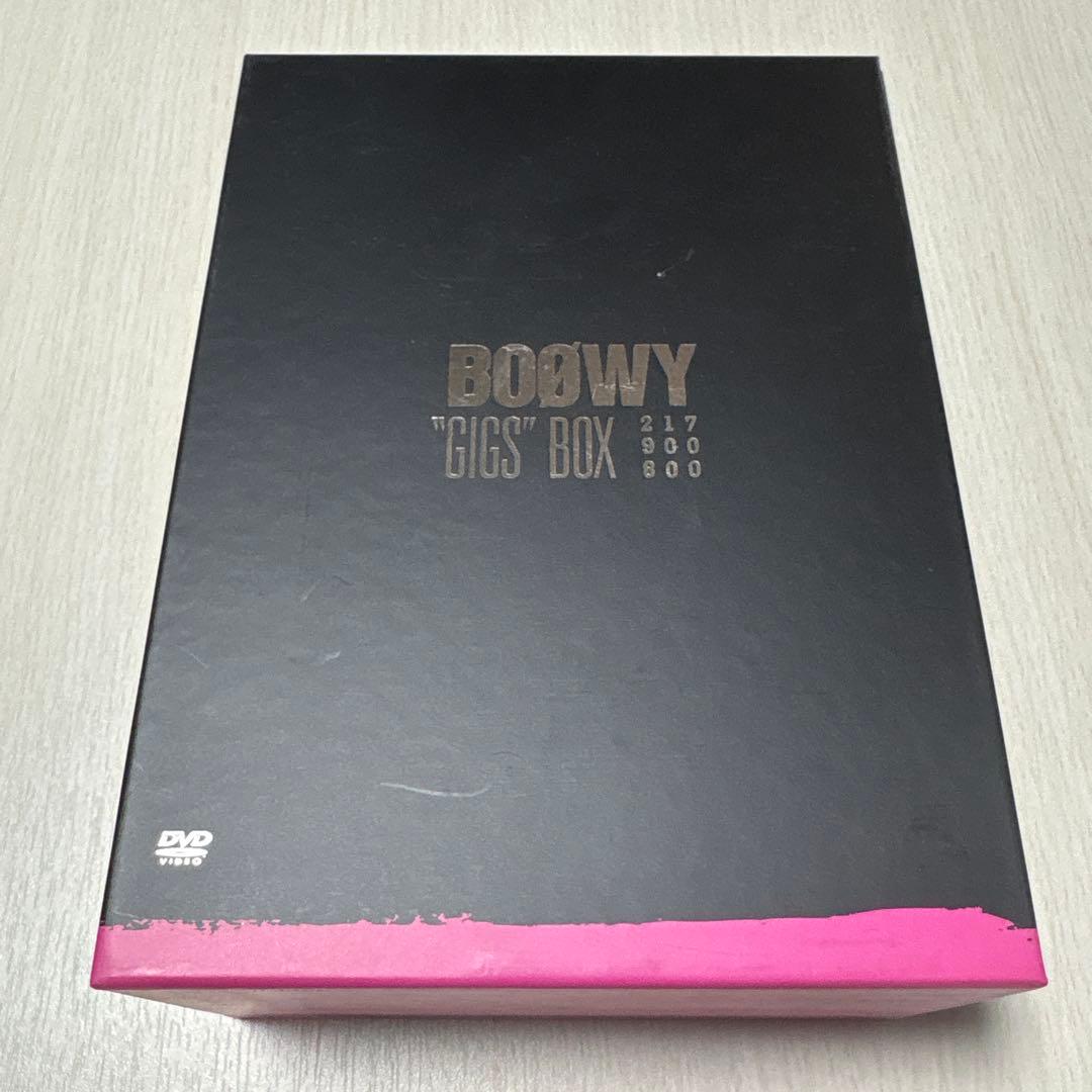 BOOWY “GIGS\"BOX DVD