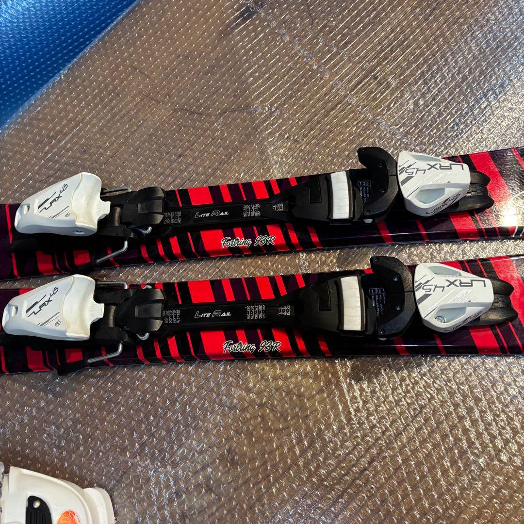 レディースショートスキーセット　ミッドスキー　解放ビン付　25-25.5cm