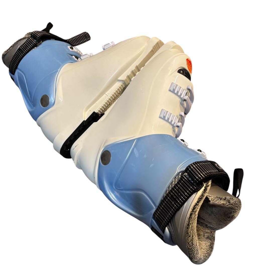 レディースショートスキーセット　ミッドスキー　解放ビン付　25-25.5cm