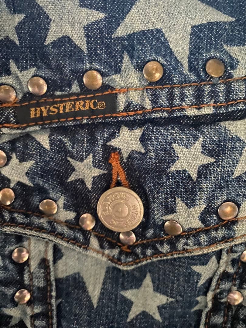 ヒステリックグラマー　デニムジャケット Gジャン　スタッズ
