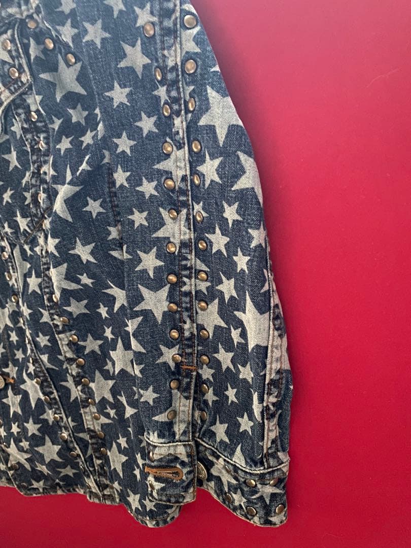 ヒステリックグラマー　デニムジャケット Gジャン　スタッズ