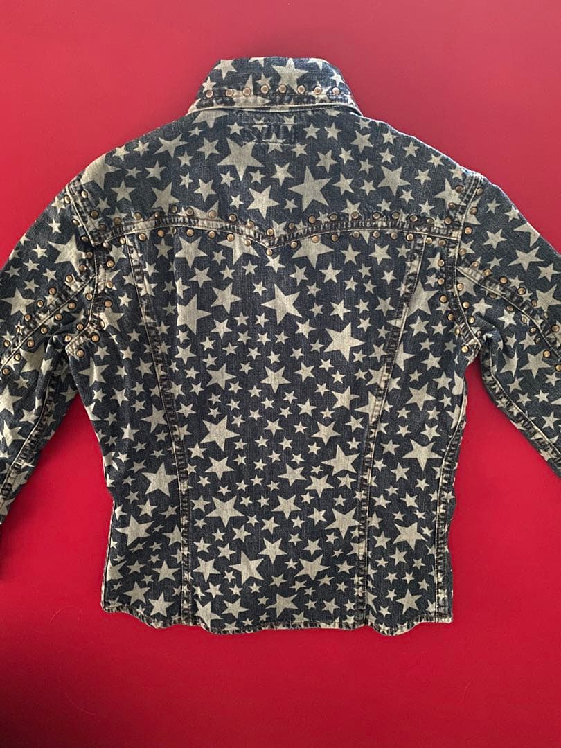 ヒステリックグラマー　デニムジャケット Gジャン　スタッズ