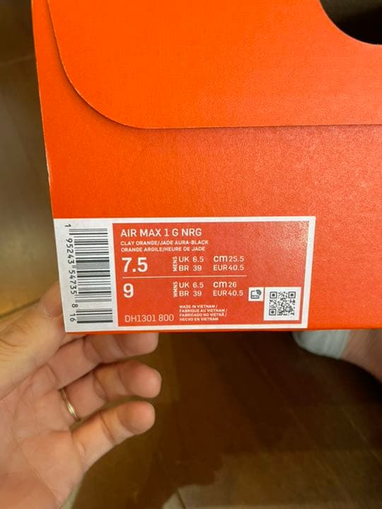 新品未使用AIR MAX1 GOLF 25.5cm エアマックス　ゴルフシューズ