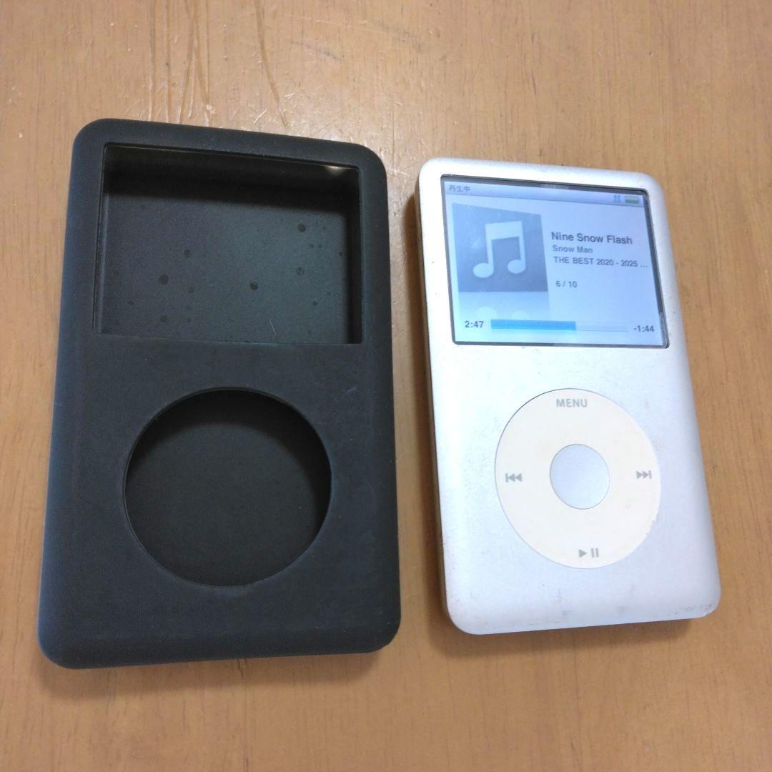 iPod classic第6世代80GBシルバー MB029J/A 動作確認済