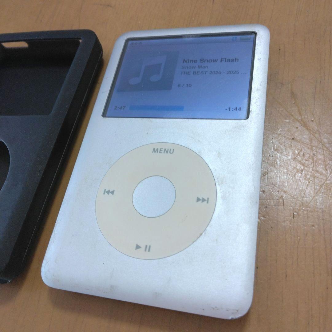 iPod classic第6世代80GBシルバー MB029J/A 動作確認済